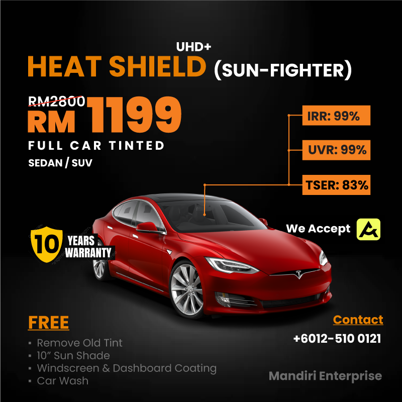 Heat Shield Sun-Fighter Tinted