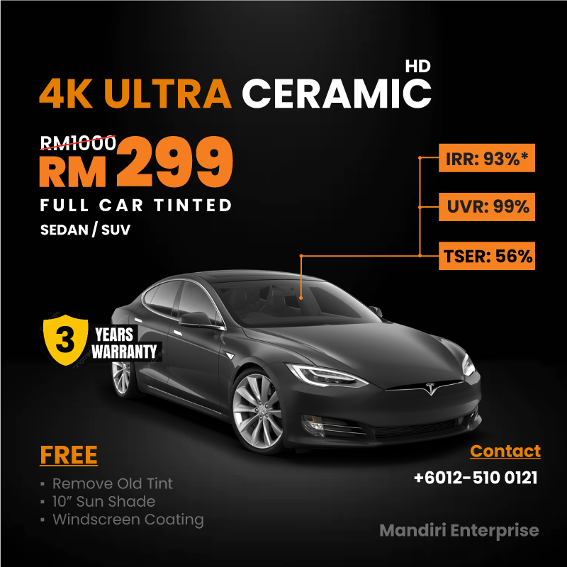 4k Ultra Ceramic HD Tint
